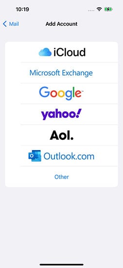 Outlookを介してVCFファイルをiPhoneにインポートします