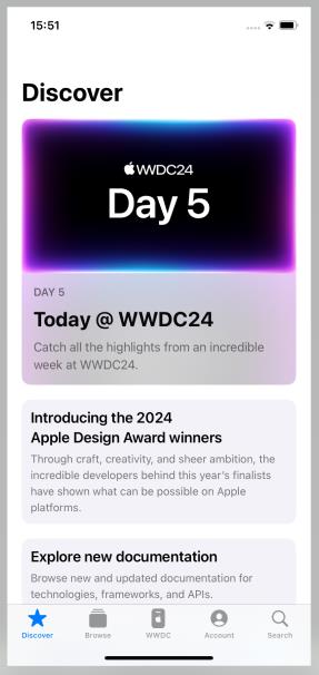 Apple開発者アプリ