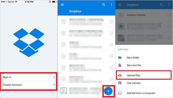 Dropboxを介してiPhoneに音楽をダウンロードします