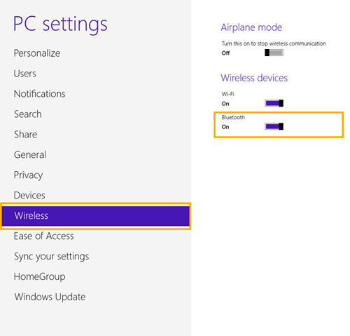 Bluetoothを介してPCからAndroidに音楽を転送します