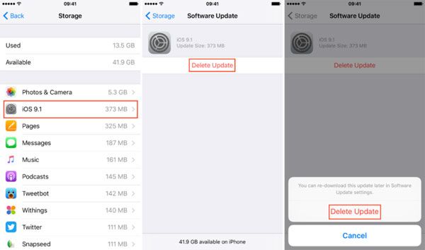 iPhoneでiOS Bateプロファイルを削除する方法