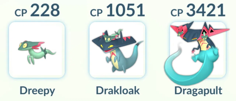 DREEPY POKEMON GO CP