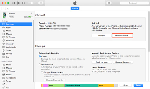 iTunesでパスワードを知らずにiPhoneのロックを解除する方法