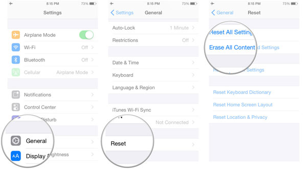 iPhoneの設定をリセットして、新しい電話に転送されないiPhoneメッセージを修正する