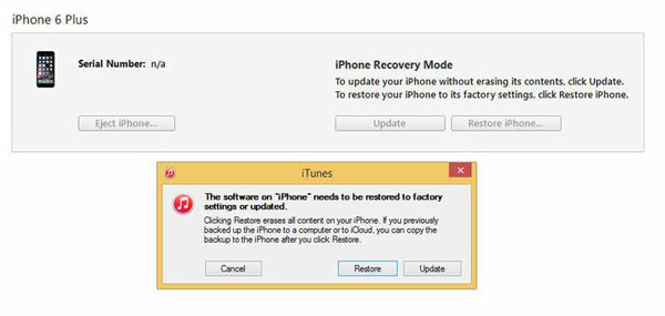 iPhoneをDFUモードにします