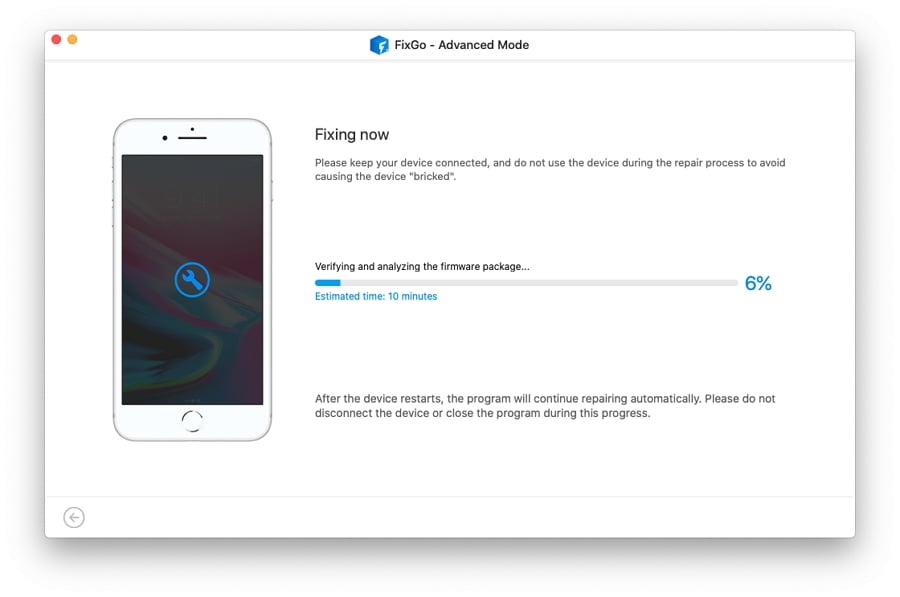 iOSの問題の修復