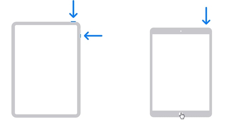 iPadを再起動して、iPadフラッシュアップルロゴを修正します