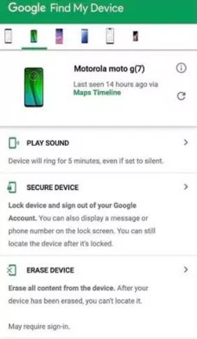 Google経由でAndroid電話のパスワードのロックを解除してください私のデバイスを見つけます
