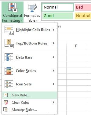 Excelの重複を強調する方法