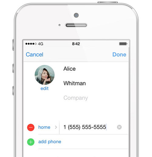iPhoneの連絡先をWhatsAppに同期します