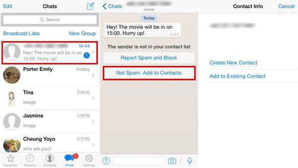 iPhoneの連絡先をWhatsAppに同期する方法