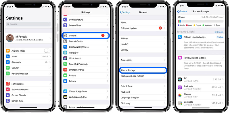 iTunesエラー14を修正するためのスペースを解放します