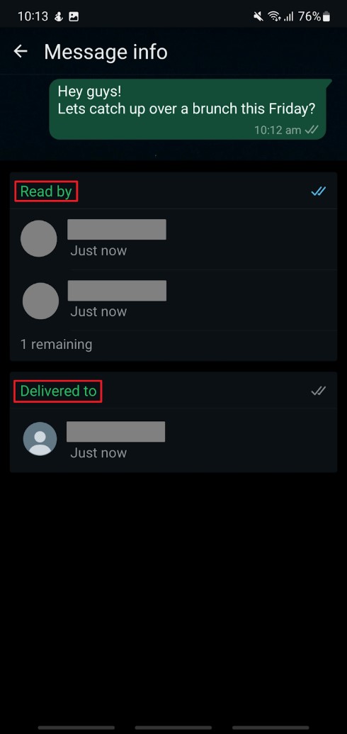 Androidで読み取りwhatsappメッセージを調べてください