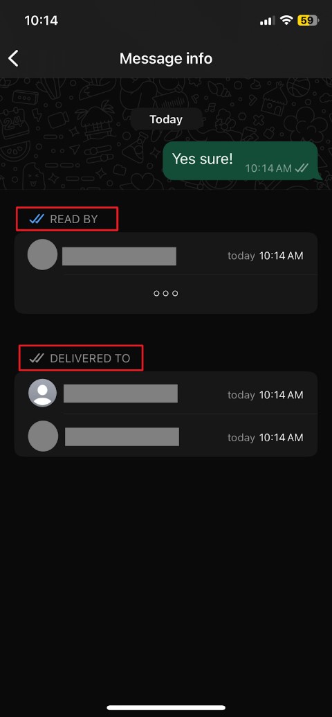 iPhoneでメッセージを追跡します