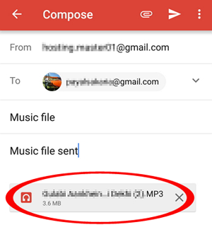 電子メールを使用してAndroidからiPhoneに物を転送する方法