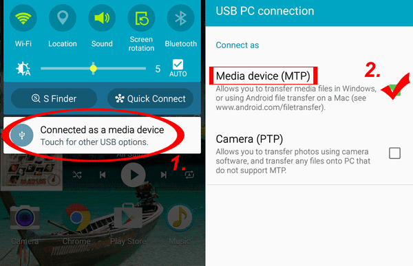 ファイルエクスプローラーを使用して、PCからGalaxy S24にファイルを転送します