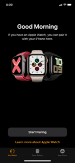Apple Watchペアリング用のアプリ