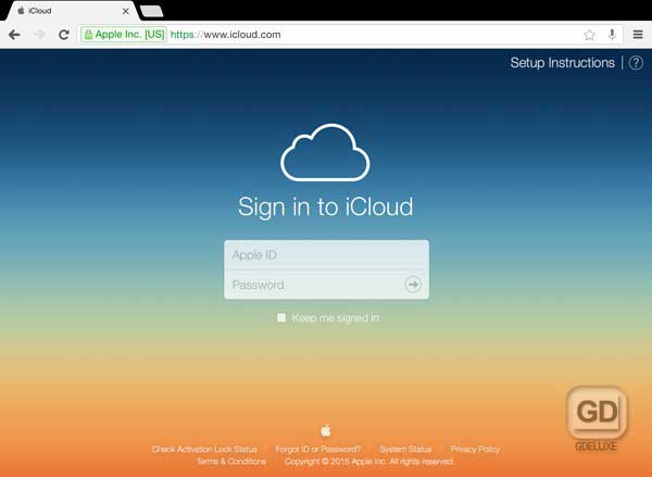 iCloud Webサイトから削除されたiCloudバックアップを回復します