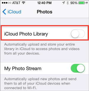 iCloudを使用してiPhoneからiPadに写真を転送する方法