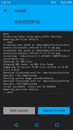 AndroidにROMをインストールします