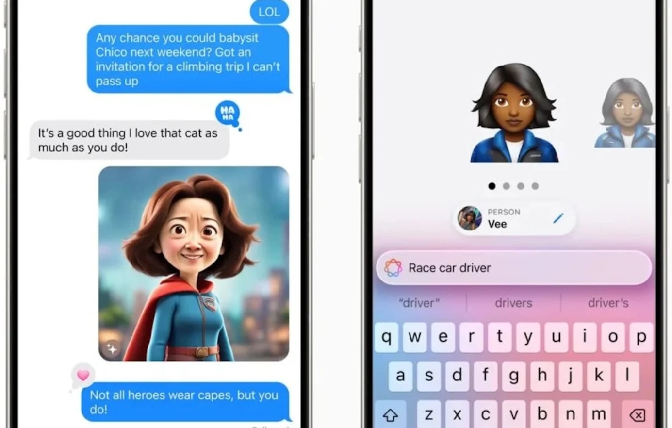iOS 18 ai genmoji機能