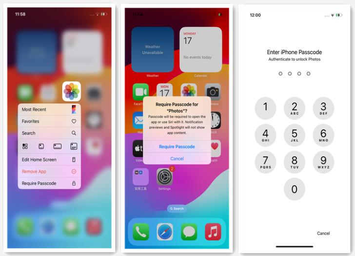 iOS 18は、アプリにアクセスするためにPassCodeが必要です