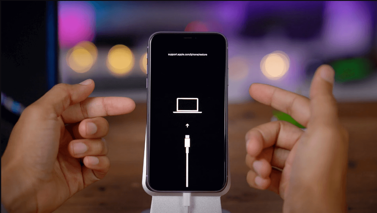 iPhone 11リカバリモード画面 