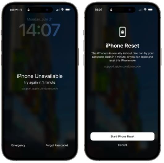 コンピューターなしで忘れられたiPhoneパスコードのロックを解除します