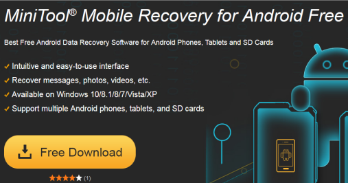 Android FreeのMinitool Mobile Recoveryです