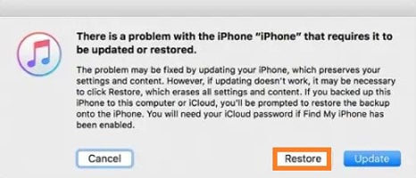 iTunesを使用して、忘れられたパスコードでiPhoneのロックを解除します