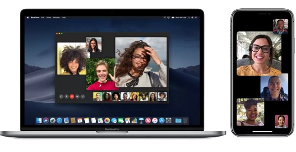 MacデバイスでグループFaceTimeを行います