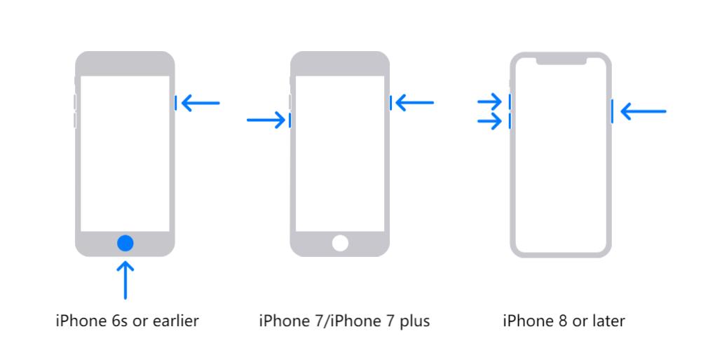 さまざまなiPhoneモデルを強制的に再起動します