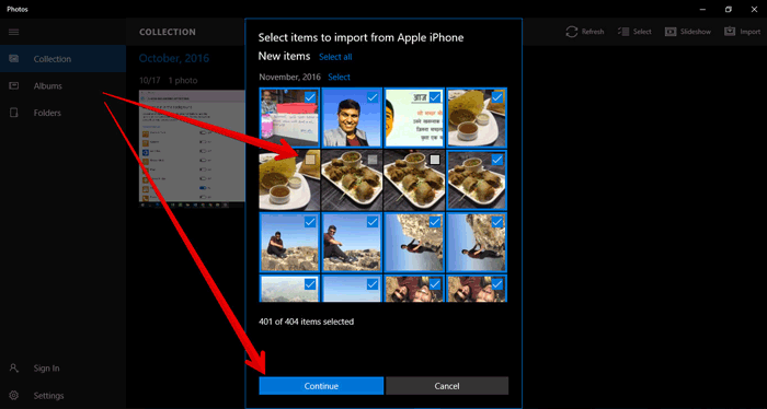 写真アプリを介してiPhoneからUSBにビデオを保存します