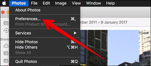 Macの写真アプリ