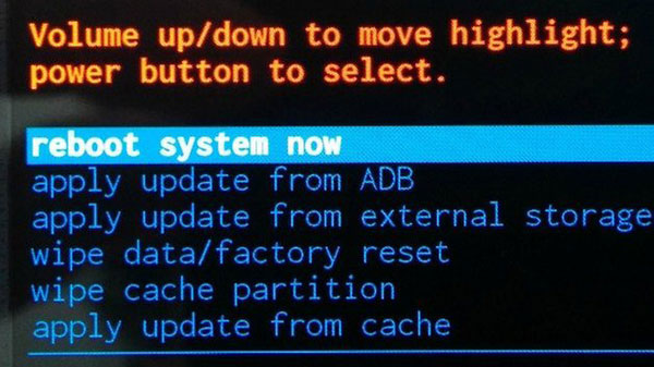 TecnoモバイルリセットAndroid Recovery Modeを介してリセット