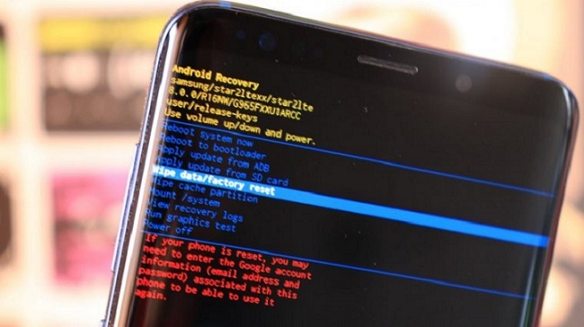 Data Factory Reset Android電話をワイプします