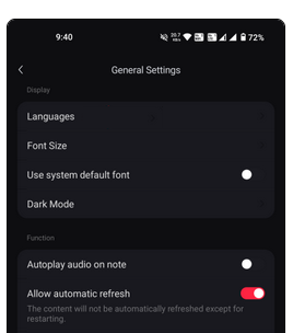 Androidの再ノートで言語を変更します