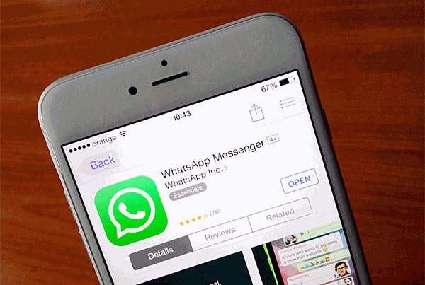 新しいWhatsAppをインストールします