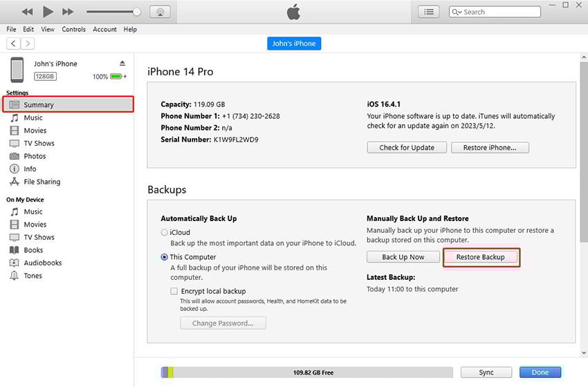 iPhoneからiPhoneまですべてをiTunesで転送します