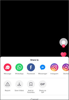 ビデオTiktokを保存します