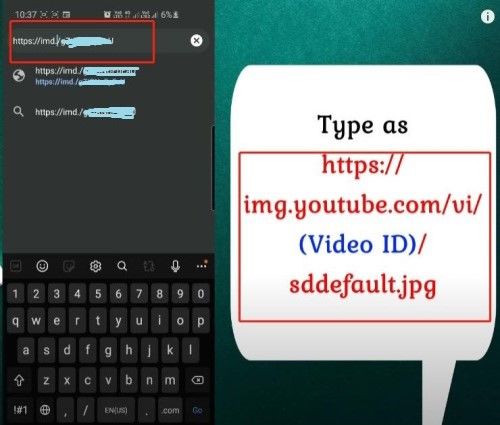 whatsappでYouTubeビデオをサムネイルで送信する方法