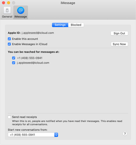 iCloudでメッセージを有効にします