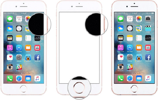 iPhoneでスクリーンショットを取ります