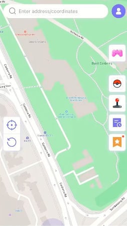 Anygo Location Sproferを起動します