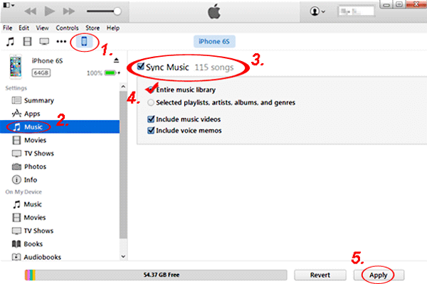 iTunesを介してAndroidとiPhoneの間でファイルを共有します