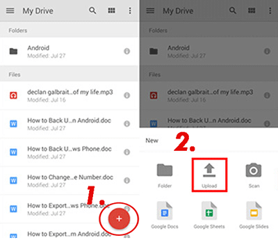 Googleドライブを介してXiaomiからiPhoneにファイルをコピーします