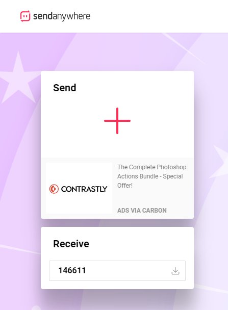 SendanyWhereでAndroidからiPhoneに写真を転送しますStep2受信