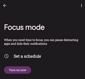 Androidのフォーカスモード