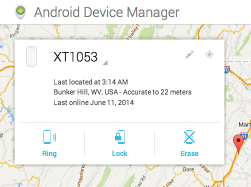 Googleで電話のロックを解除してください私のデバイスを見つけます