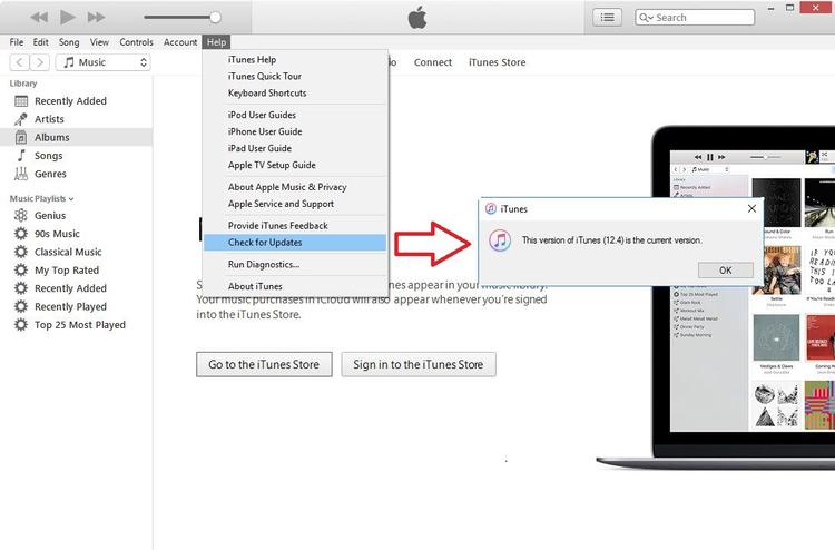 iTunesを更新して、iTunes用のドライバーをインストールする方法